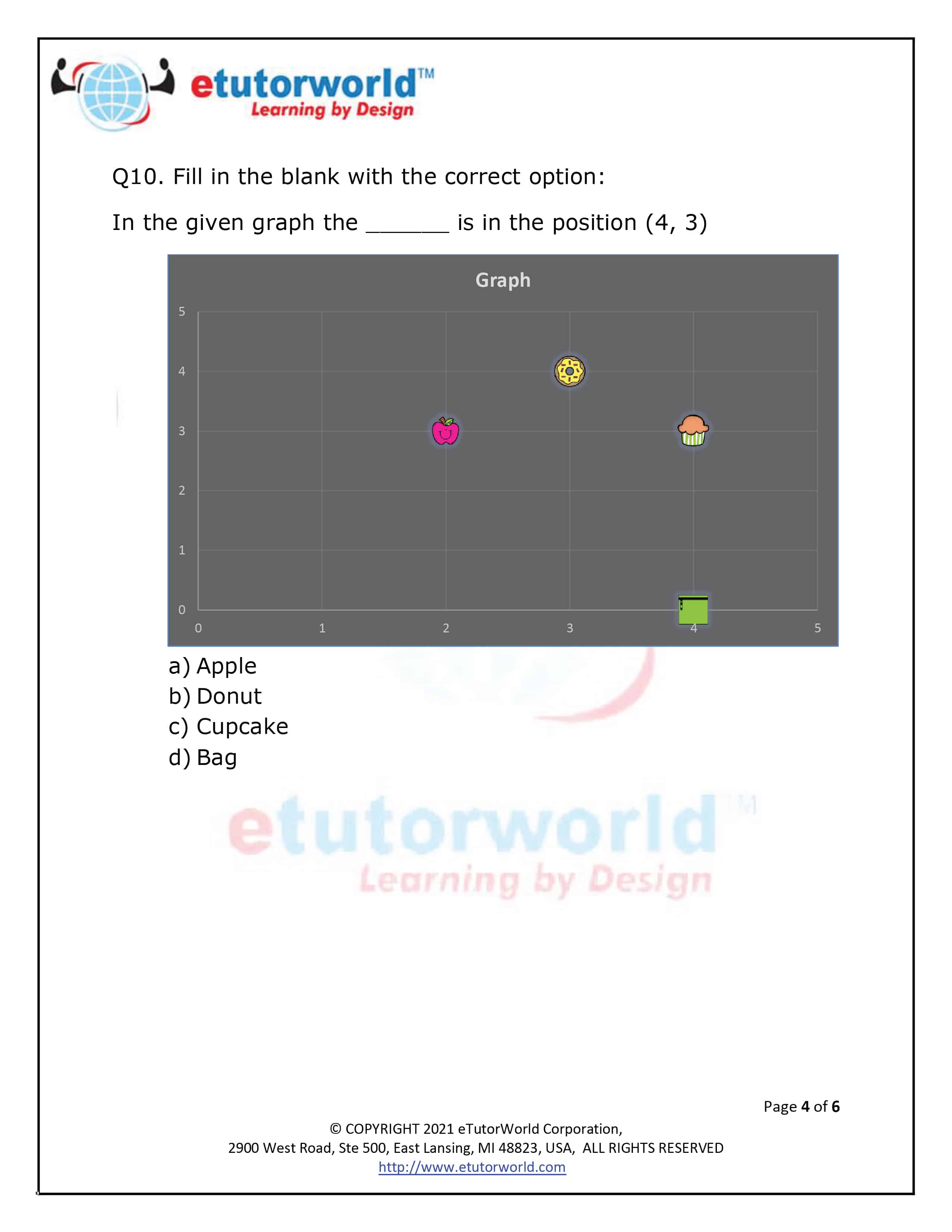 5th Grade Math Worksheet - Sample Page 3