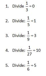 Divide unit fractions and whole numbers