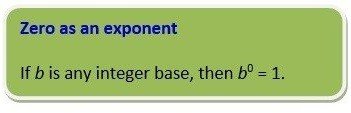 exponents and their properties