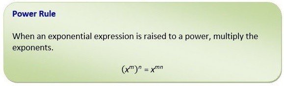 exponents and their properties