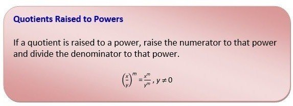 exponents and their properties