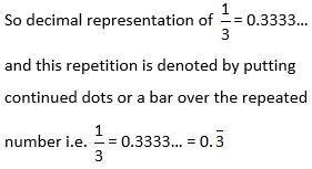 fractions and repeating decimals