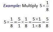 example of multiplying fractions