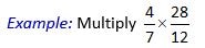 example of multiplying fractions