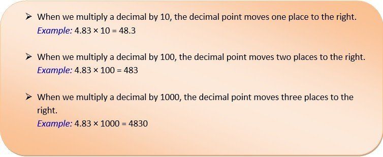 multiplying and dividing decimals